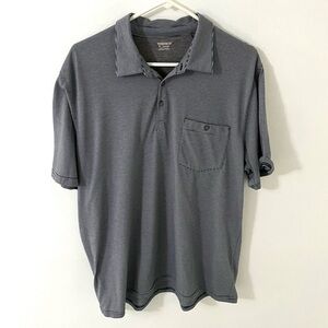 Toad&Co Men’s Striped Polo Shirt, Size: XL